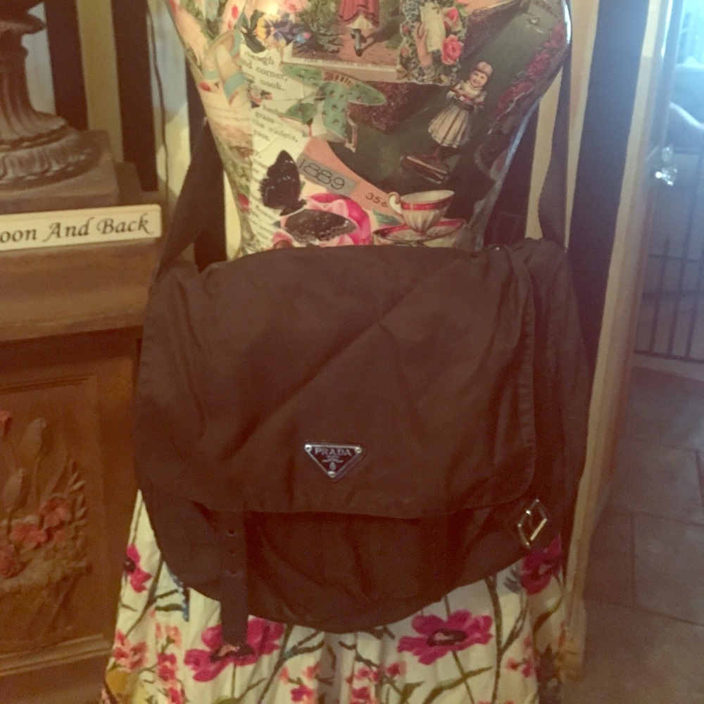 Chocolate Prada Messenger bag